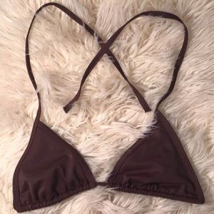Victoria's Secret Brown Bikini Top 